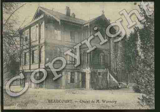 Ville de BEAUCOURT Carte postale ancienne Ville de BEAUCOURT Carte postale ancienne
